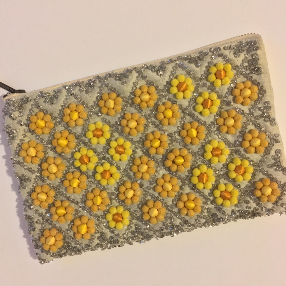 Anthropologie Beaded Clutch